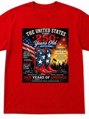 250 Years USA Juneteenth Graphic Tee